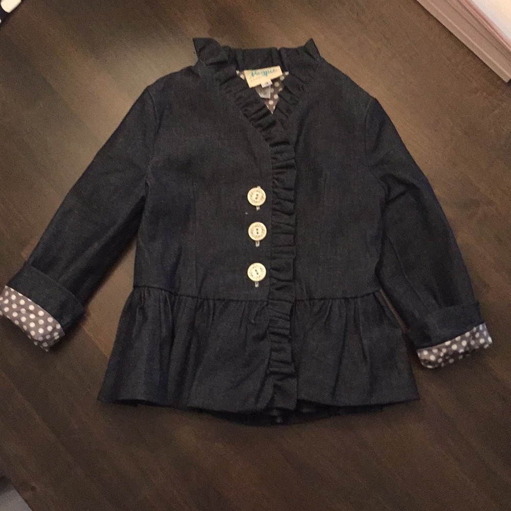 Magpie & Mabel chambray blazer, size 3, like new